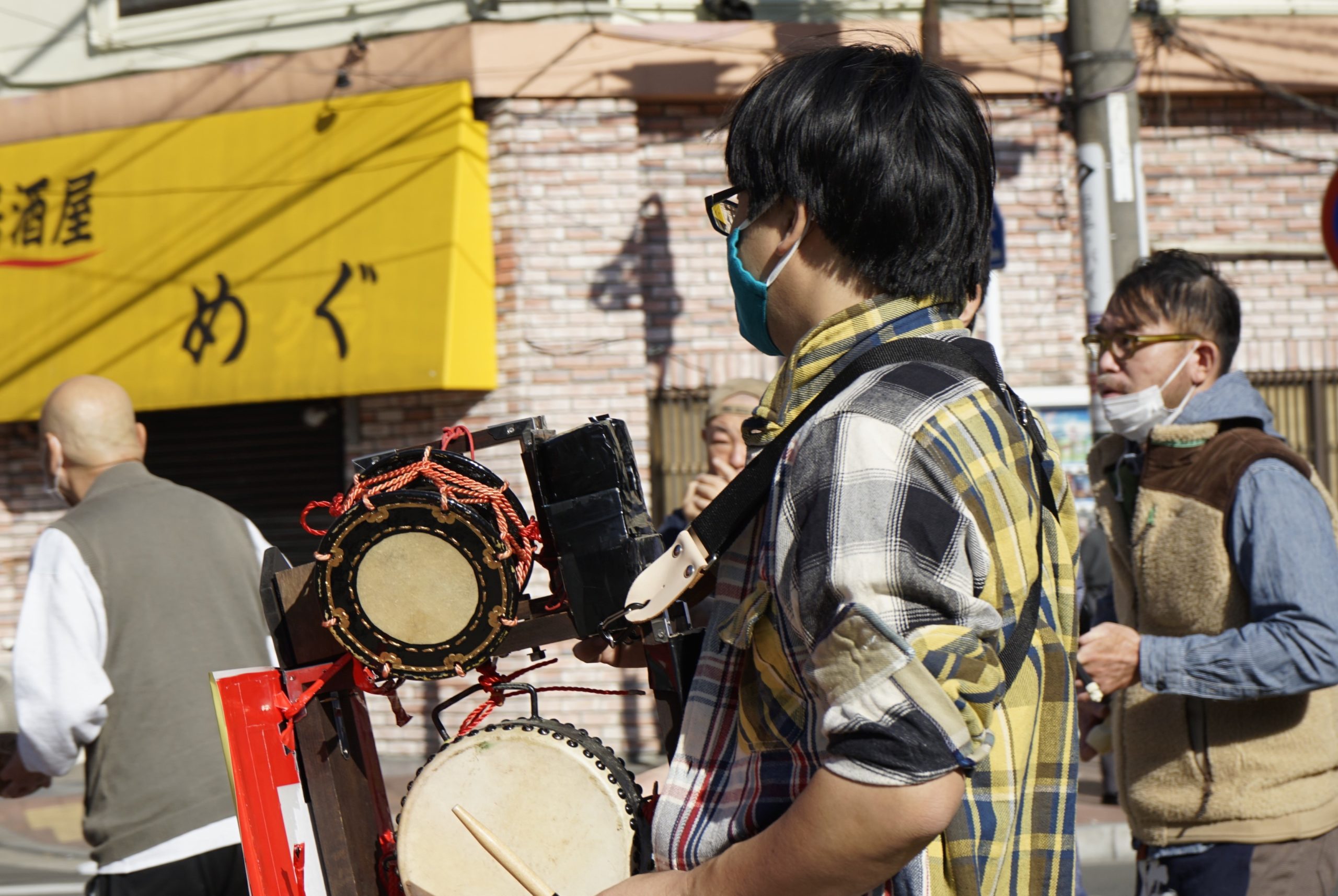 コンサート当日。呼び込み演奏