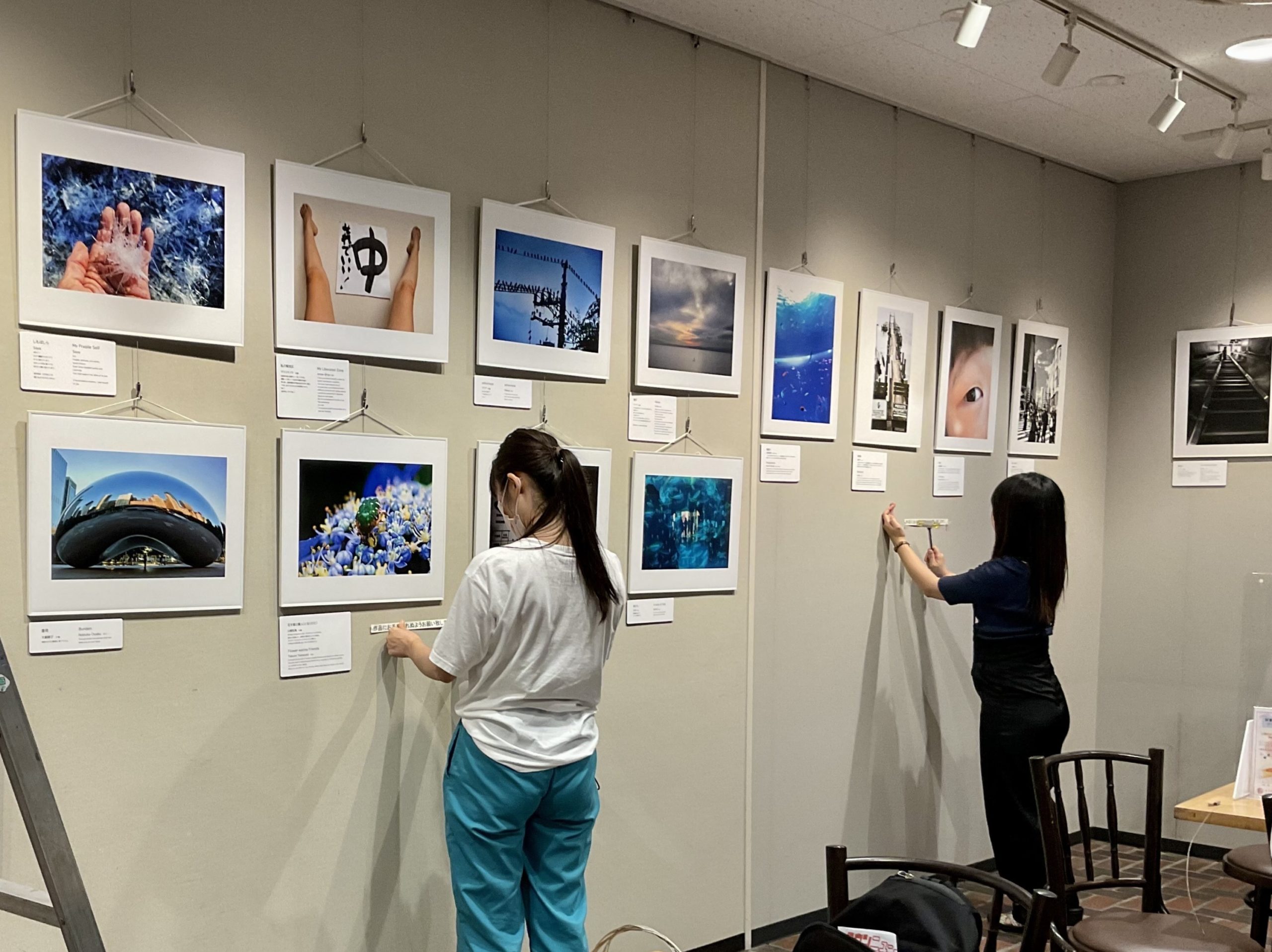 フォーラム南太田展示設営の様子