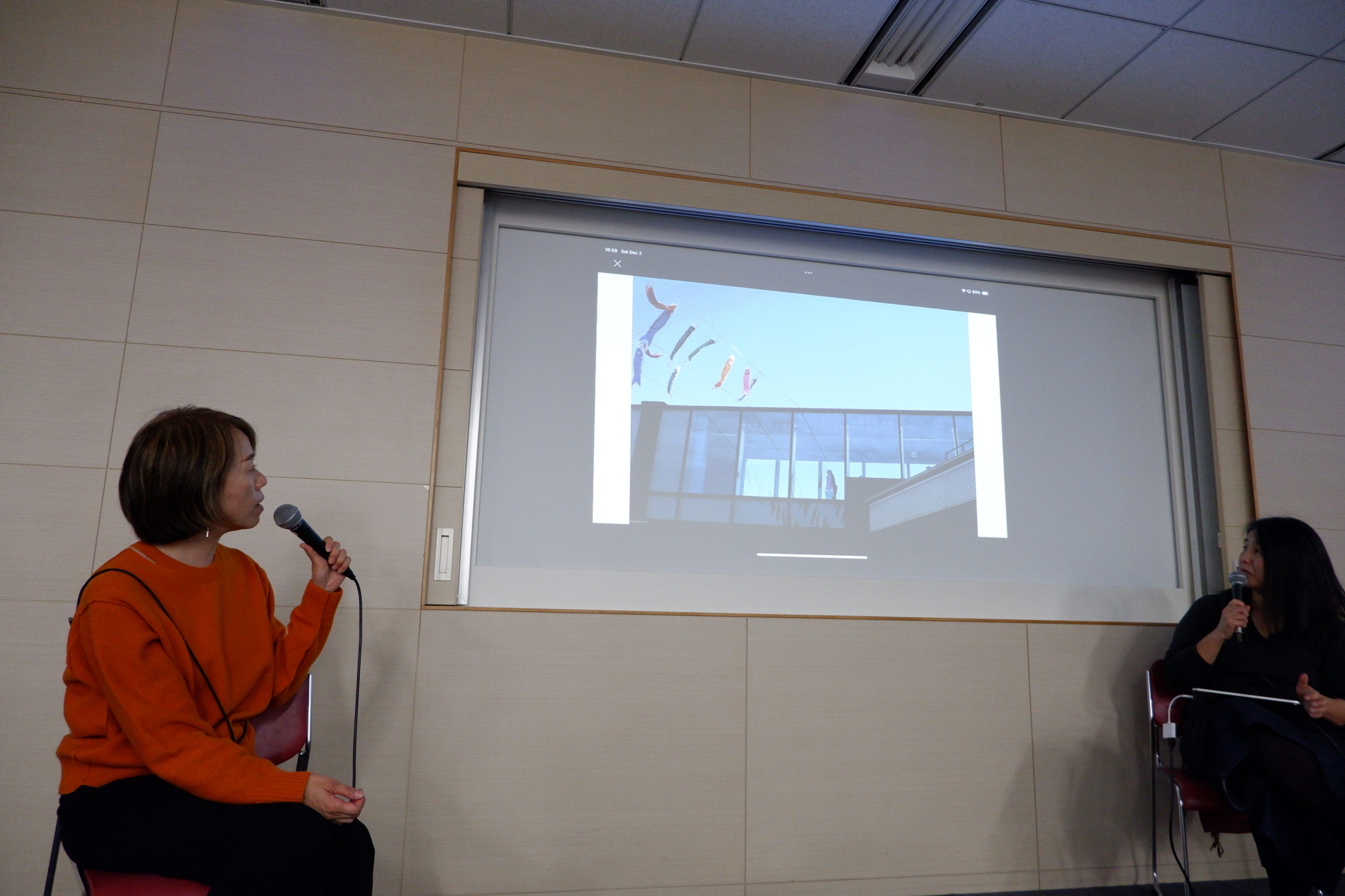 ギャラリートークの様子