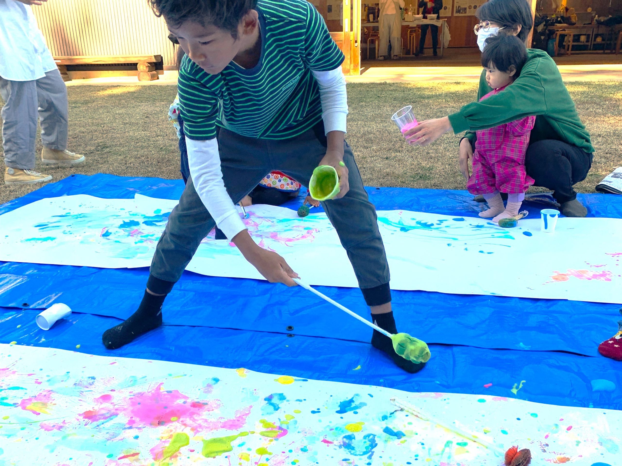 のんびりアートデイ・屋外ワークショップ　photo: 後藤京子