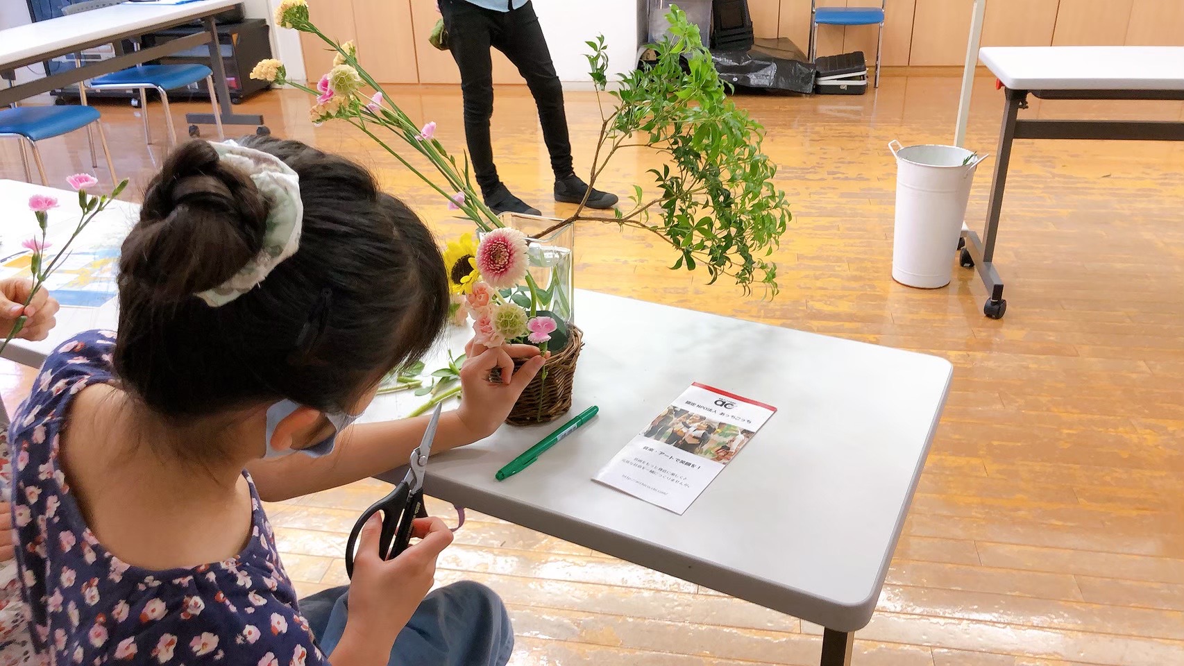 フラワーアート体験