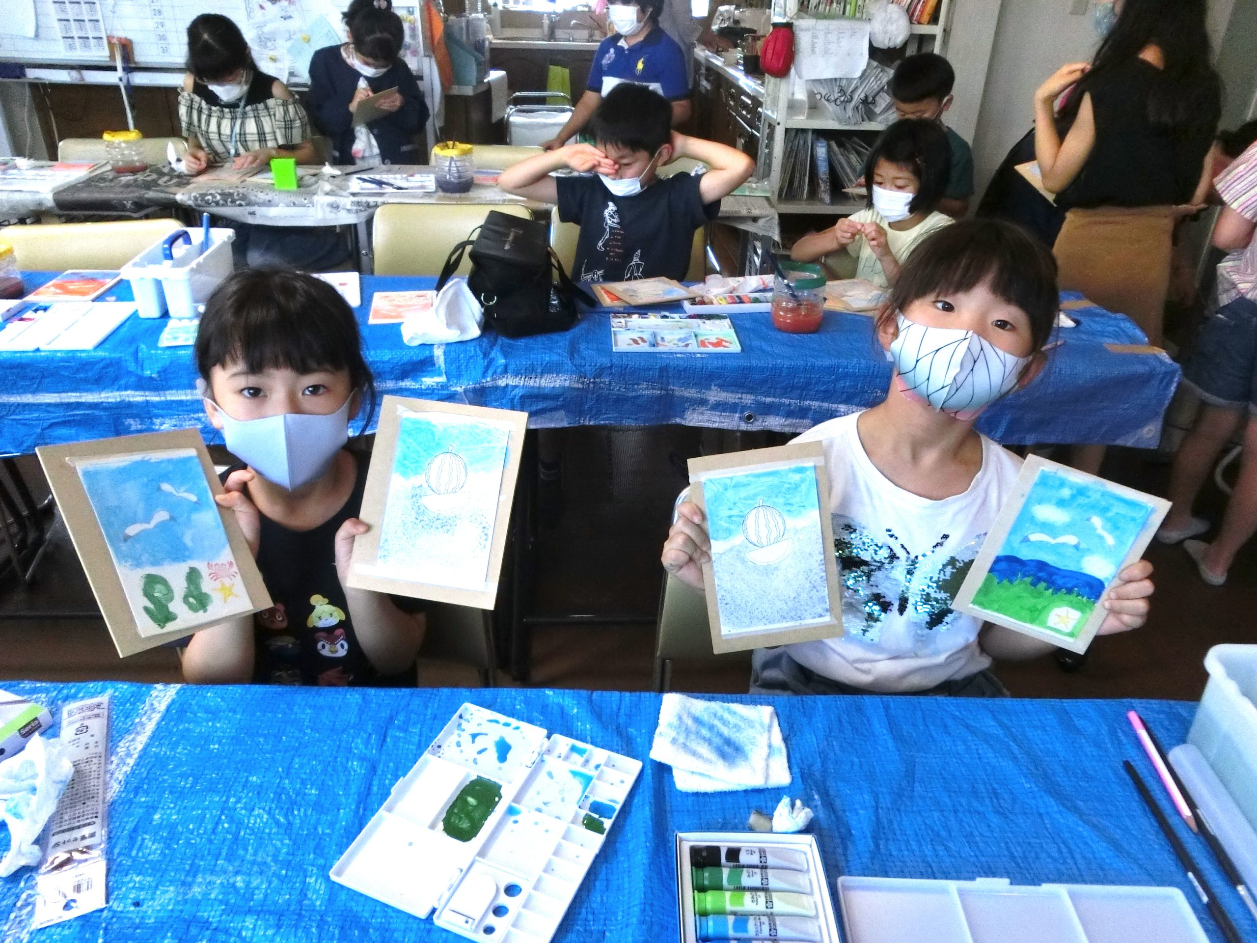 FAMよこはまアフタースクールでのワークショップの様子