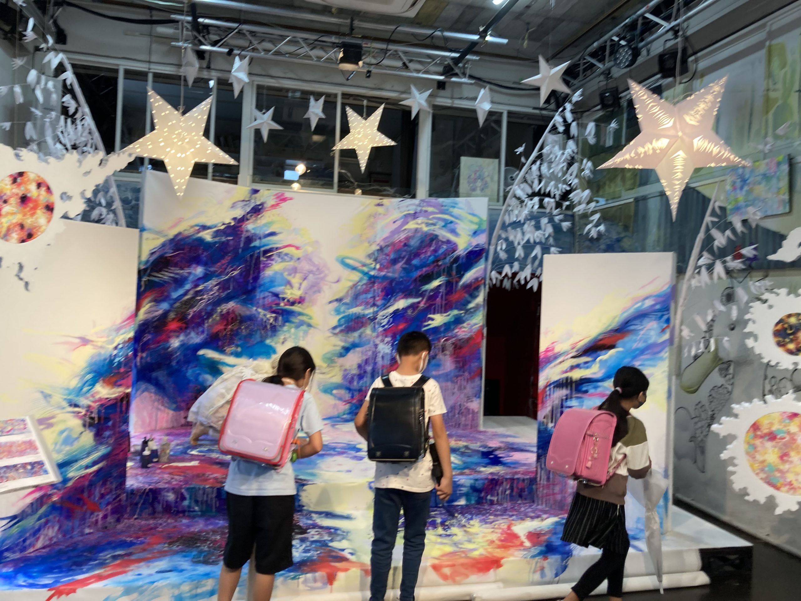 「星☆星祭り」ペイントの様子