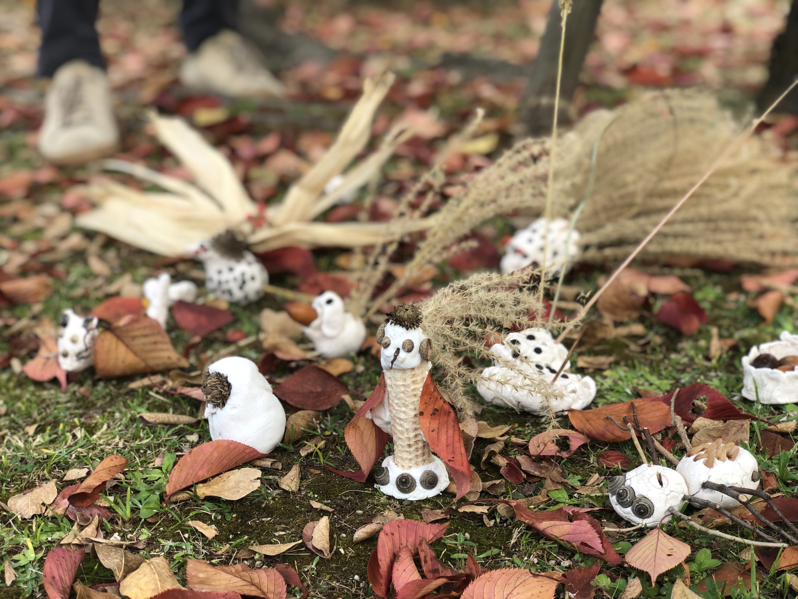 秋のネイチャースカルプチャー