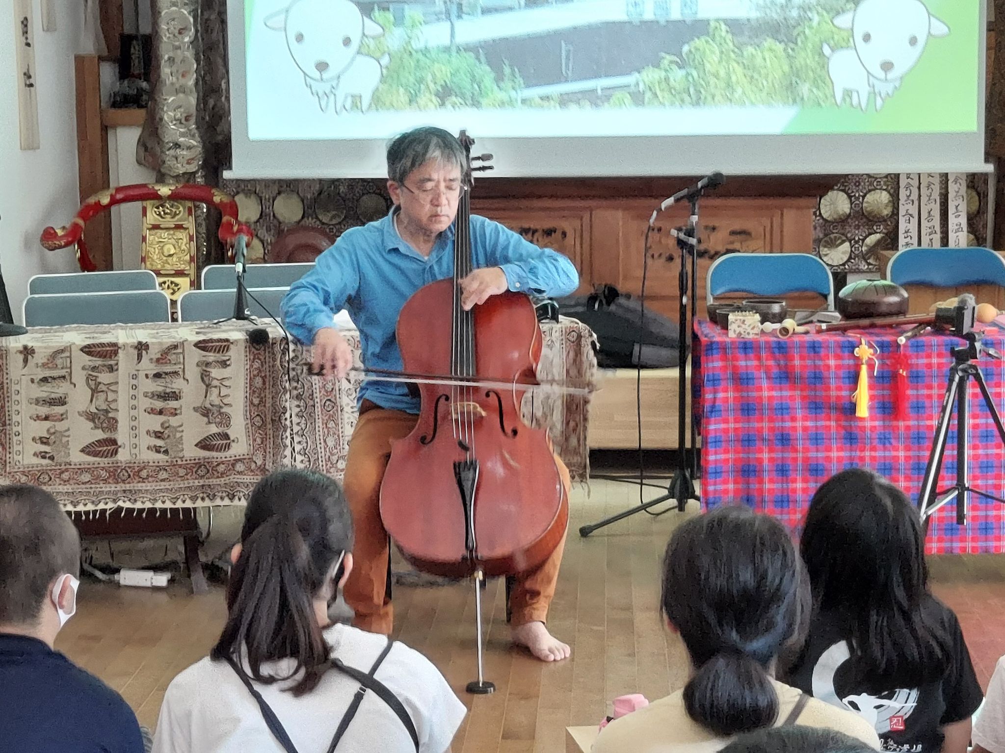 江原望氏のチェロコンサートタイム