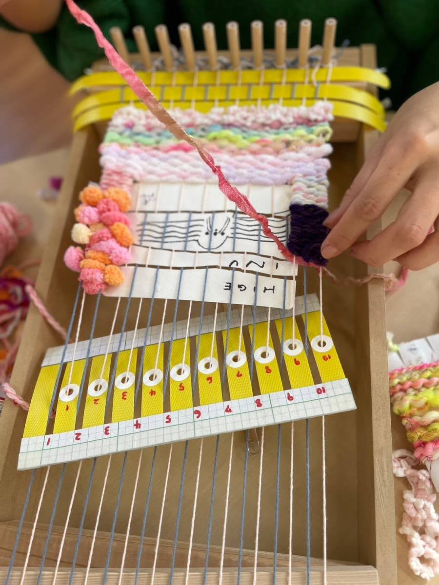 コミュニティテラス WSでの制作の様子