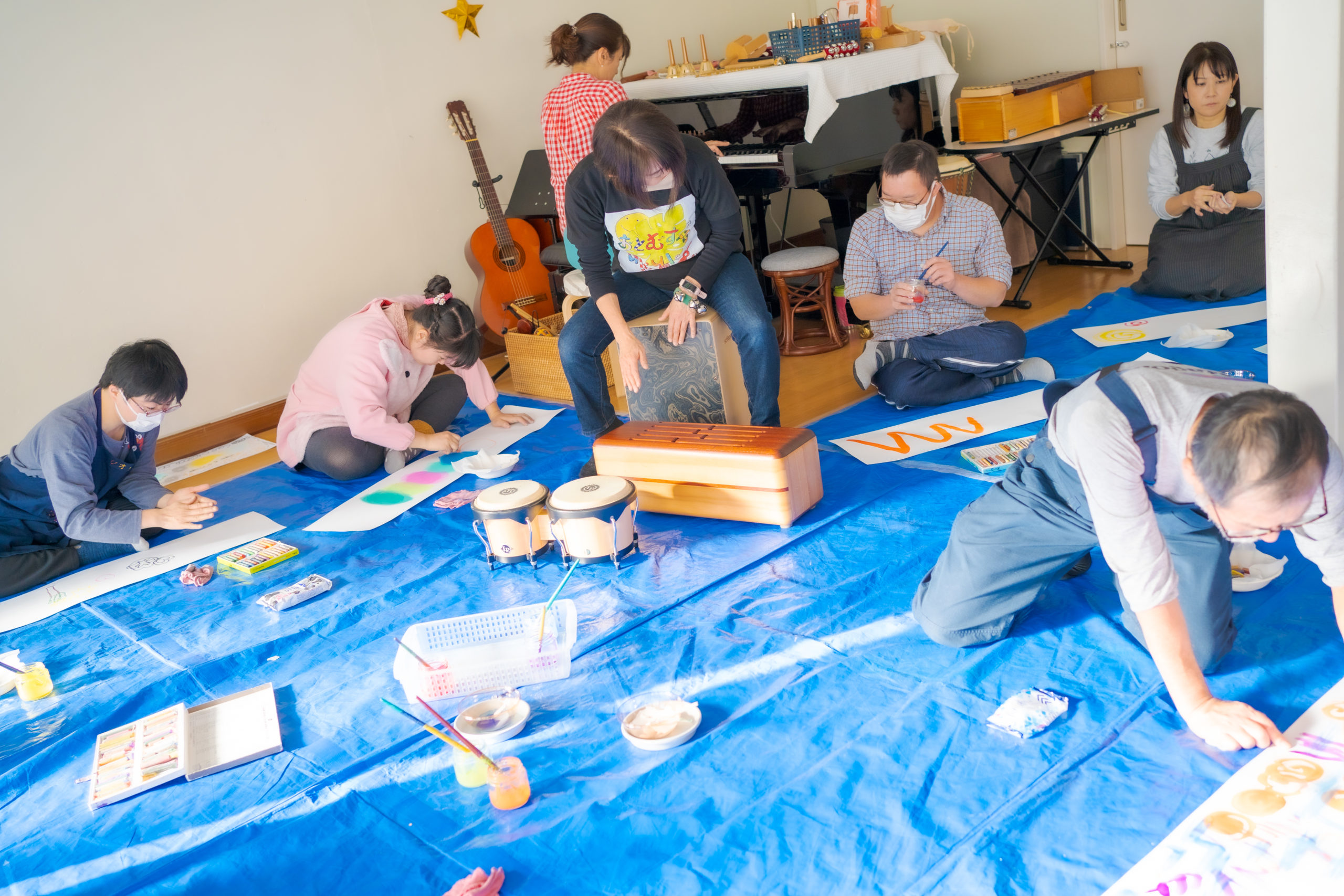 音をきいて絵を描こう