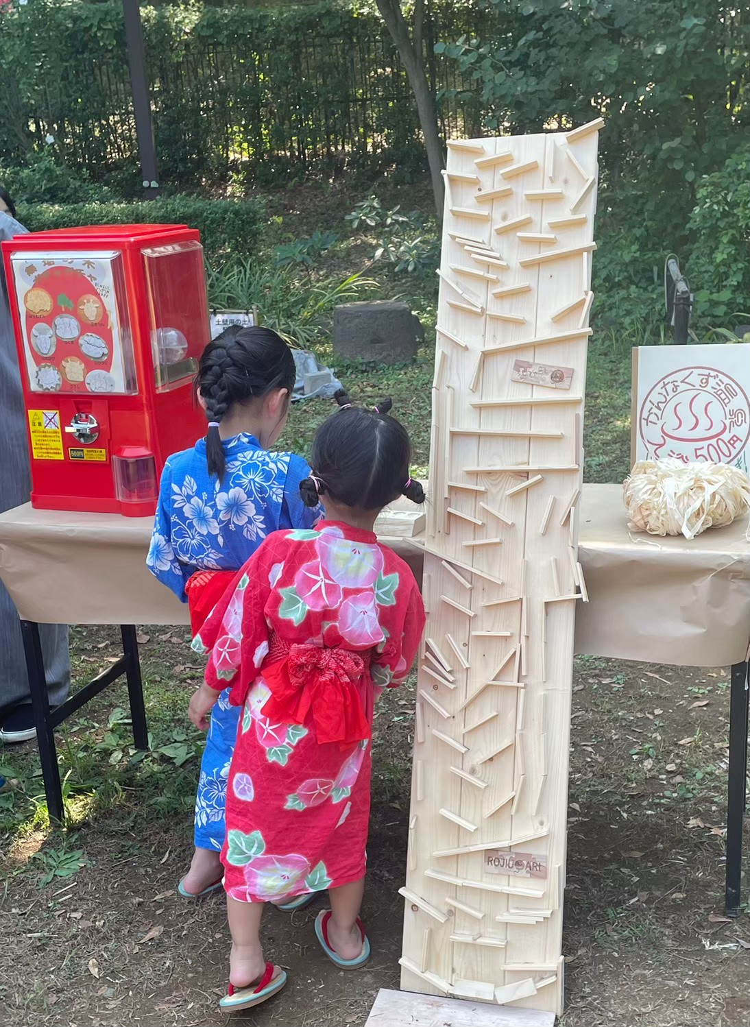 ロジウラート当日の様子（9/23）、インスタ再生100万回！巨大びー玉ころがしもみんなで作りました！